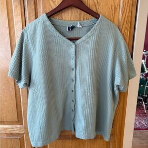 Spirit Blue Short Sleeve Button Down Shirt